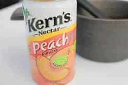 Peach nectar for ham glaze