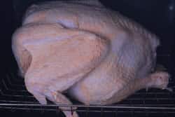 Turkey in smoker