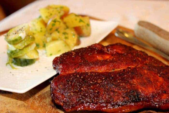 Apple Smoked Pork Chops