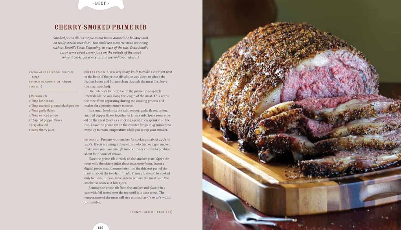 cherry smoked prime rib book image