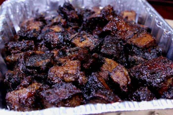 Smoked Chuck Roast Burnt Ends