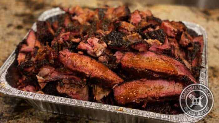 Butterflied Pork Butts in the Smoker