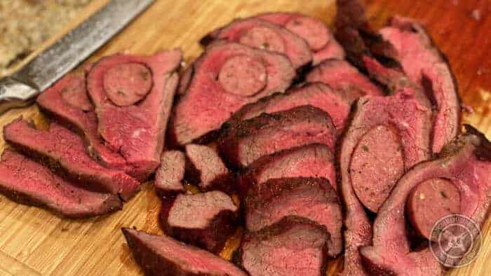 Hot Link Stuffed Tri-tip