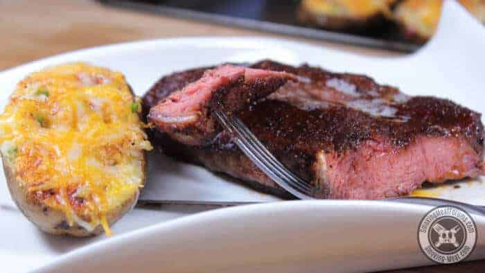 Smoked Flat Iron Steaks