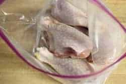 Chicken in bag