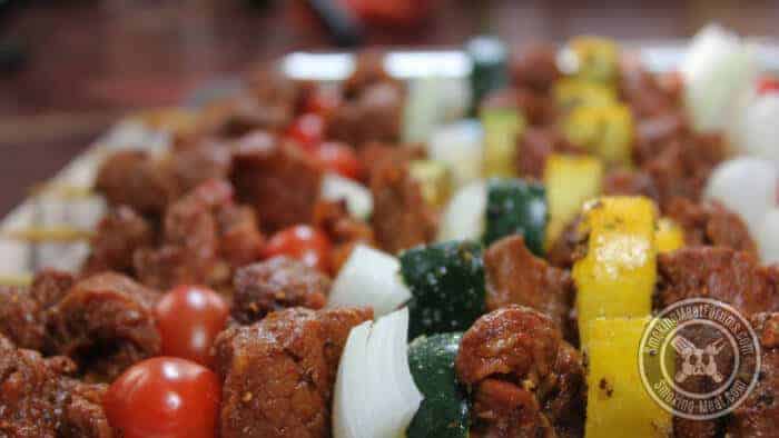 Smoked Sirloin Shish Kabobs