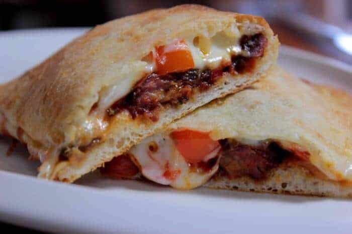 Smoked Baby Back Rib Calzone