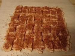 Bacon Weave with Rub Applied