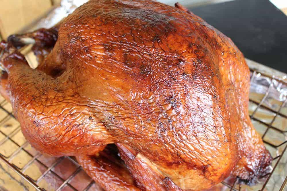 smoked buttermilk brined turkey